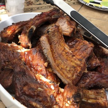 Andy's New Hyde Park Meats - Baby back ribs w store made secret dry rub. Cooked in the oven for 3 hours (250) then thrown onto the grill for 10 mins with bbq sauce. - Butcher Near Me - New Hyde Park, New York Andy's New Hyde Park Meats - Baby back ribs w store made secret dry rub. Cooked in the oven for 3 hours (250) then thrown onto the grill for 10 mins with bbq sauce. - Butcher Near Me - New Hyde Park, New York