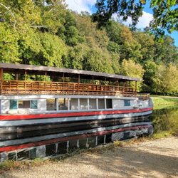Great Falls Tavern Visitor Center - boat on the canal