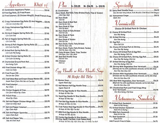 Menu photo 6 Pho Ivy Elk Grove, CA Menu photo 6 Pho Ivy Elk Grove, CA