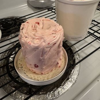 Cake Monkey Bakery - Raspberry Red Velvet mini cake outside - Bakeries Near Me - Los Angeles, California