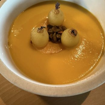 Level 5 Rooftop Restaurant - Butternut Squash Soup - Cocktail Bars Near Me - Albuquerque, New Mexico