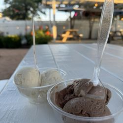 Manolis Ice Cream, Pops, Sorbet & More - Classic chocolate + soursop/guayabano