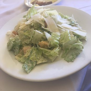 Luna Rossa - The caesar salad is actually notably delicious. Lots of cheese too, yum. - Italian Near Me - Tustin, California