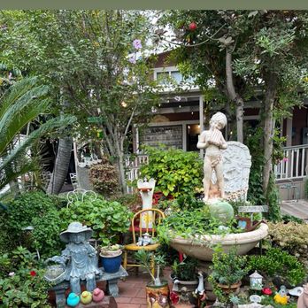The Classic Cafe - A outside garden - Coffee & Tea Near Me - Fullerton, California