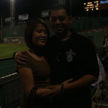 Fenway Park - Queen Bee and Me. Crappy lighting but her smile makes it perfect. - Stadiums & Arenas Near Me - Boston, Massachusetts