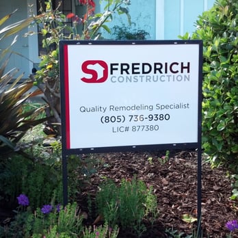 SD Fredrich Contruction - a sign in front of a house - General Contractors Near Me SD Fredrich Contruction - a sign in front of a house - General Contractors Near Me