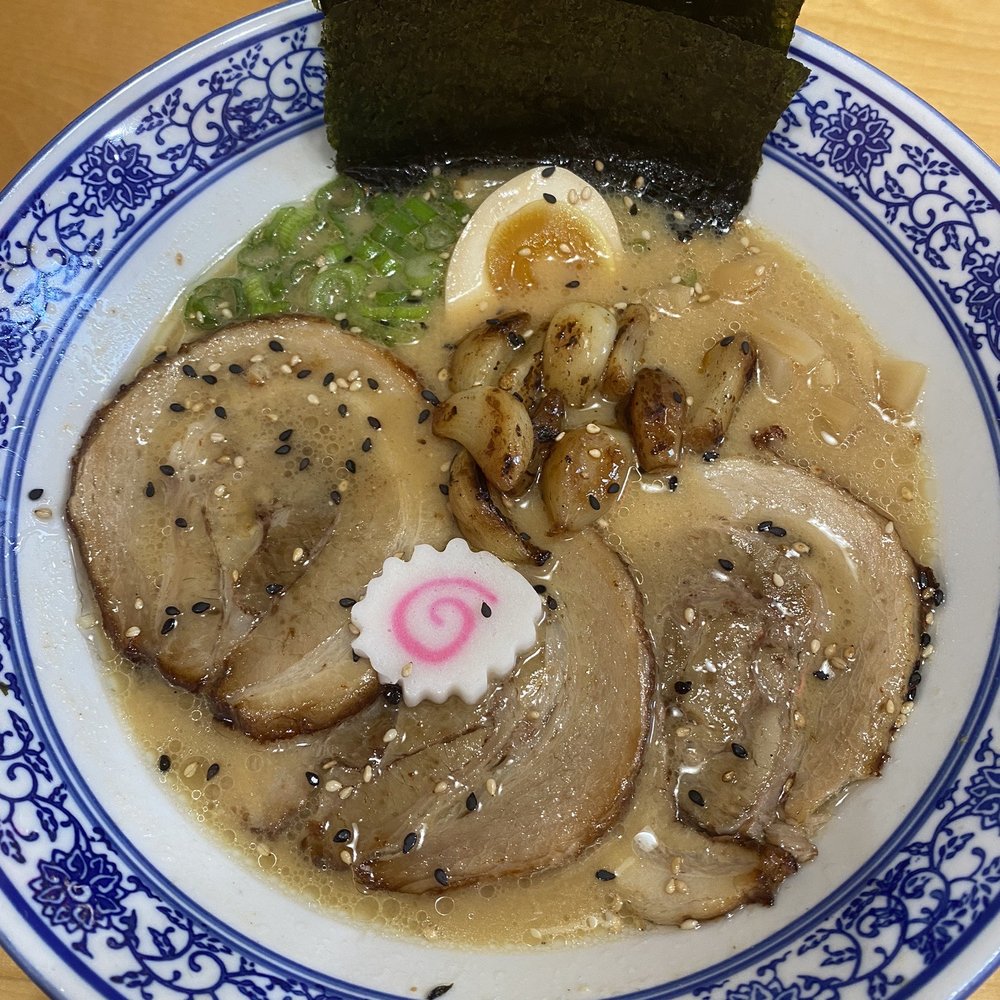 Flame Ramen - Ichiraku ramen with added roasted garlic - Ramen Near Me - Memphis, Tennessee