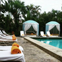 Yelp Falls Into Fitness: Poolside Yoga at The Hall - Poolside