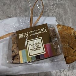 Brown Butter Cookie Company - Toffee chocolate shortbread and Snickerdoodle cookie