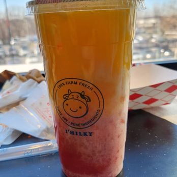 I’Milky 沐白 - Flushing - Strawberry mango pomelo - Bubble Tea Near Me - Flushing, New York I’Milky 沐白 - Flushing - Strawberry mango pomelo - Bubble Tea Near Me - Flushing, New York