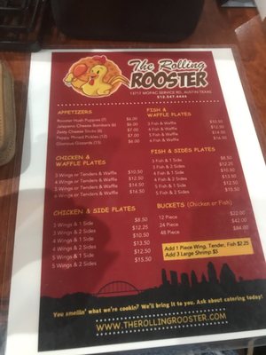 Menu photo 3 Red Rooster's Pflugerville, TX Menu photo 3 Red Rooster's Pflugerville, TX