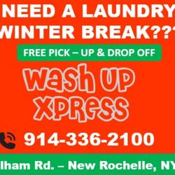 Wash Up Xpress - We like to give you time to enjoy it as you prefer
We take care of your laundry and drying clothes for you.