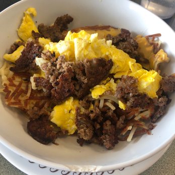Waffle House - Hash brown bowl with sausage - Breakfast & Brunch Near Me - Plano, Texas Waffle House - Hash brown bowl with sausage - Breakfast & Brunch Near Me - Plano, Texas