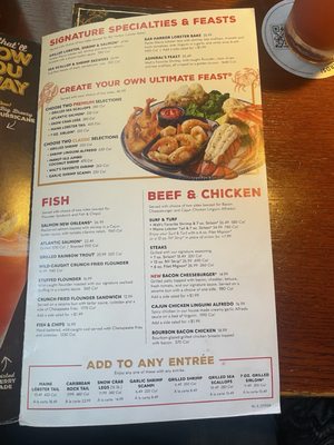 Menu photo 1 Red Lobster El Paso, TX