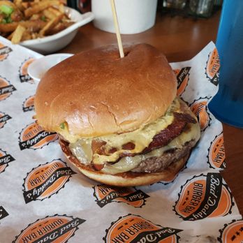 Bad Daddy's Burger Bar - Bistro Burger without Arugula - Burgers Near Me - Raleigh, North Carolina Bad Daddy's Burger Bar - Bistro Burger without Arugula - Burgers Near Me - Raleigh, North Carolina