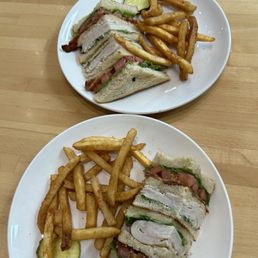 Turkey Bacon Club Sandwich Turkey Bacon Club Sandwich