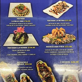 Mariscos Los Altos - Menu - Seafood Near Me - Tracy, California