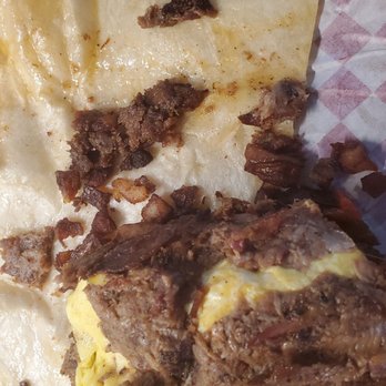 Double Barrel BBQ - Brisket side of the burrito. - Barbeque Near Me - Sedro-Woolley, Washington