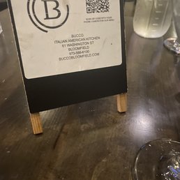 Menu QR and paper