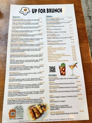 Menu photo 8 Up For Brunch Shreveport, LA