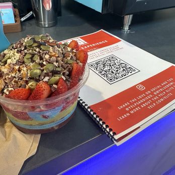 Elite Experience: Blue Bowl - lazy bowl added matcha for the base - Yelp Events Near Me - Oceanside, California
