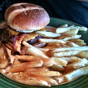Applebee's Grill + Bar - Bacon Cheeseburger and Fries. Really good! - Sports Bars Near Me - Minot, North Dakota Applebee's Grill + Bar - Bacon Cheeseburger and Fries. Really good! - Sports Bars Near Me - Minot, North Dakota