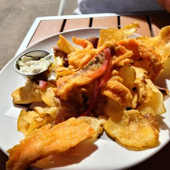 Palate - Trout Fish & Chips, good portion & really tasty! - New American Near Me - Jackson, Wyoming
