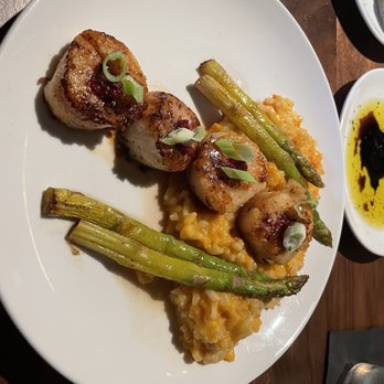 Gallo's on High - Blackened Scallop Risotto - American Near Me - Columbus, Ohio