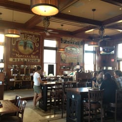 Tables in the bar area