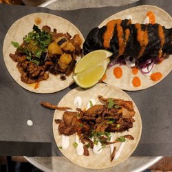 Antojo Tacos + Tequila - Pork belly tacos are the bomb!!! Fish Taco & Taco El Pastor