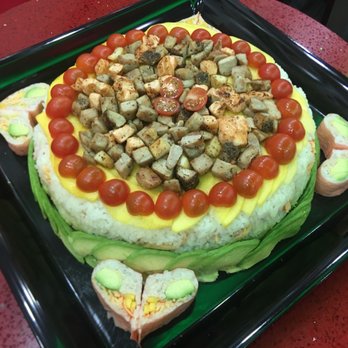 Noribar - Sushi birthday cake for 15 people - Sushi Bars Near Me - Brooklyn, New York Noribar - Sushi birthday cake for 15 people - Sushi Bars Near Me - Brooklyn, New York