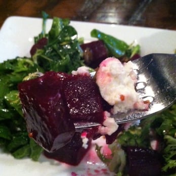 Broken Bit Steakhouse - Up close and personal with some beets and goat cheese - Steakhouses Near Me - Quartz Hill, California