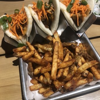 Broad Leaf Brewery & Spirits - Bulgogi Mushroom Bao Bun Basket with Togarashi Fries - Beer Bar Near Me - Kentwood, Michigan