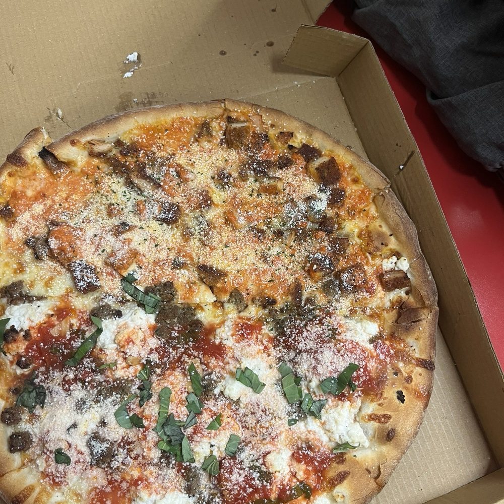 Santoro's Pizzeria - Pizza half n half ... but forget - Pizza Near Me - Tampa, Florida Santoro's Pizzeria - Pizza half n half ... but forget - Pizza Near Me - Tampa, Florida