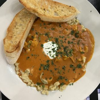 The Tilted Farmer - Chicken paprikash - Burgers Near Me - Seville, Ohio