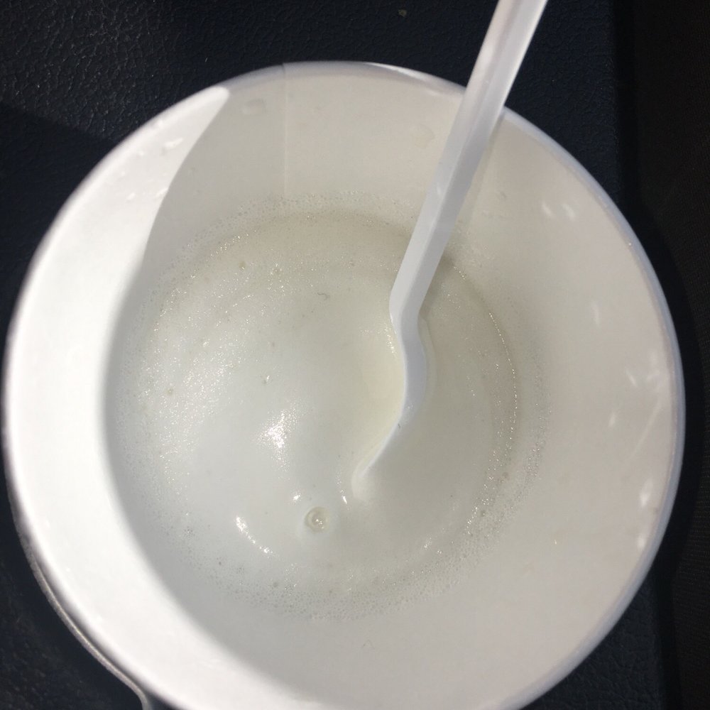 Vanilla soft serve. Nothing special. Vanilla soft serve. Nothing special.