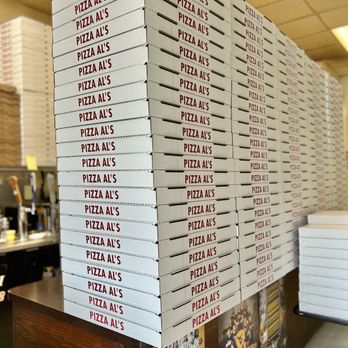 Pizza Al's II - More pizza boxes - Pizza Near Me - Morgantown, West Virginia Pizza Al's II - More pizza boxes - Pizza Near Me - Morgantown, West Virginia