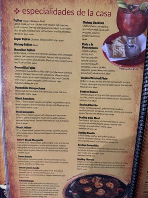 Menu photo 8 Las Margaritas Ocala, FL Menu photo 8 Las Margaritas Ocala, FL