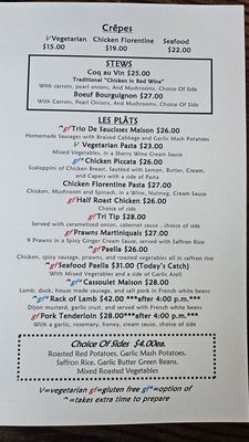 Menu photo 4 Allez! Diamond Springs, CA