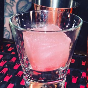 Copper Shaker - Watermelon ice cube - Cocktail Bars Near Me - Tampa, Florida