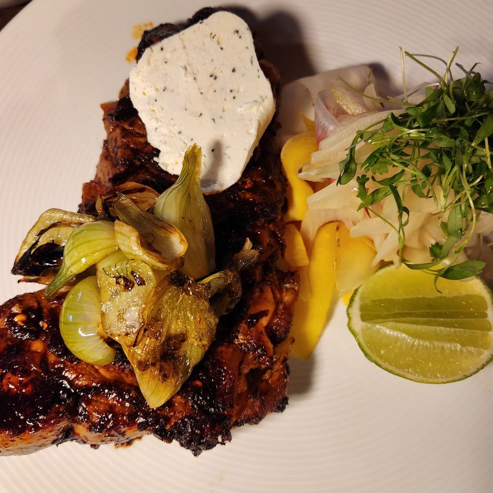 Toro Bravo - Ancho chile rubbed prime NY steak (with bone marrow butter) $55 - Steakhouses Near Me - Reno, Nevada