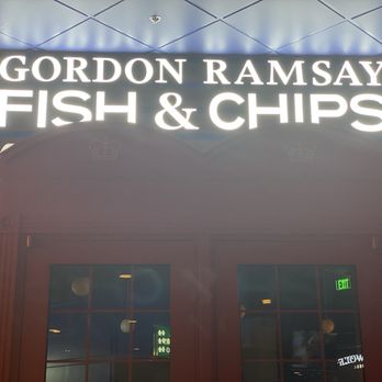 Gordon Ramsay Fish & Chip - Sign - Seafood Near Me - Reno, Nevada Gordon Ramsay Fish & Chip - Sign - Seafood Near Me - Reno, Nevada