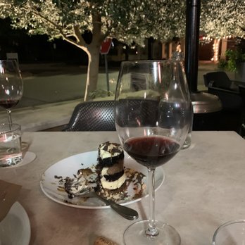 Coppa Osteria - Barbaresco wine and tortino dessert. - Italian Near Me - Houston, Texas