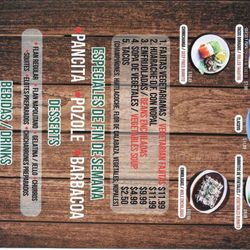 Taqueria Little Mexico - Menu
