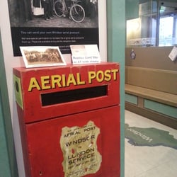 Windsor and Royal Borough Museum - Windsor was the destination of the first air mail