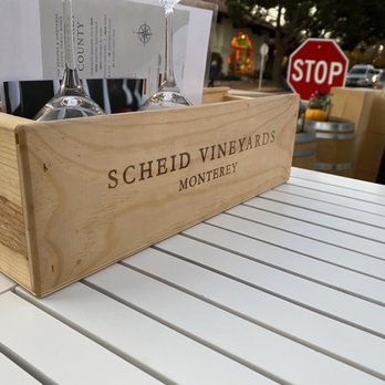 Scheid Vineyards Tasting Room - You grave your own glass, Covid safety measures in place. - Wine Tasting Room Near Me - Carmel, California Scheid Vineyards Tasting Room - You grave your own glass, Covid safety measures in place. - Wine Tasting Room Near Me - Carmel, California
