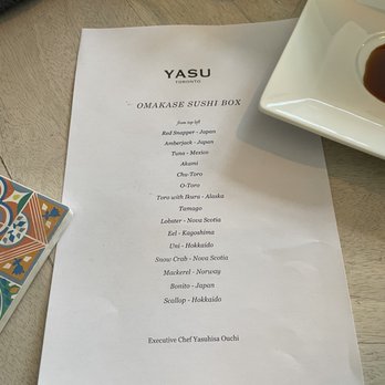 Yasu - Omakase menu, May 2021 - Japanese Near Me - Toronto, Ontario Yasu - Omakase menu, May 2021 - Japanese Near Me - Toronto, Ontario