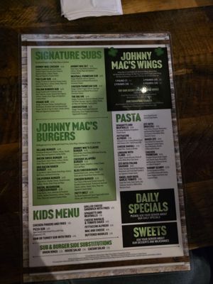 Menu photo 7 Johnny Mac's Restaurant & Bar Henderson, NV