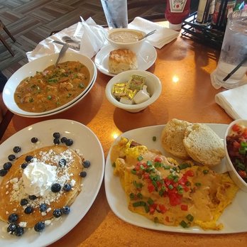 Another Broken Egg Cafe - The spread of deliciousness - Breakfast & Brunch Near Me - Pensacola, Florida