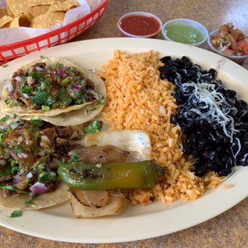 Taqueria Extra - Two Taco Combo (Carne Asada) with black beans. - Mexican Near Me - Martinez, California Taqueria Extra - Two Taco Combo (Carne Asada) with black beans. - Mexican Near Me - Martinez, California